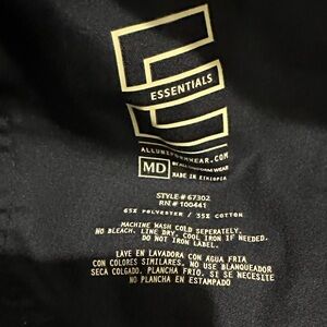 All Uniform Wear Black scrub pants